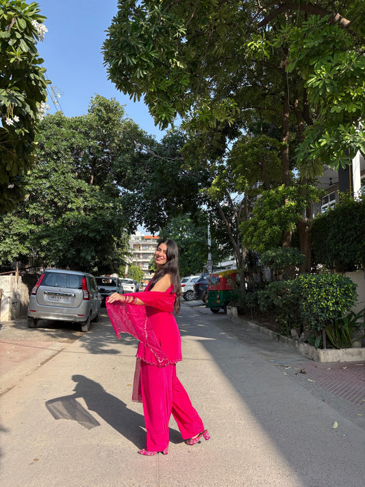 GULABI NOOR FARSHI SET