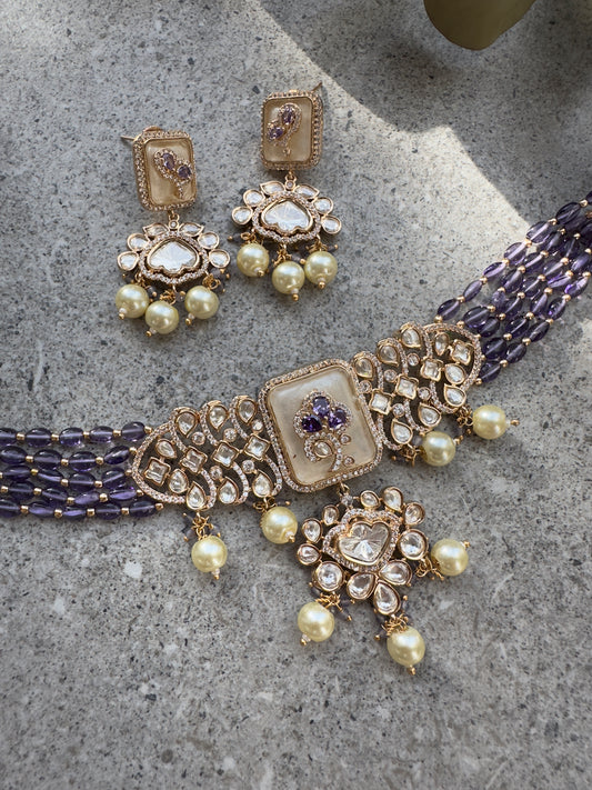 BAANI CHOKER SET - Premium Necklace from Chaand + Bali - Just $123! Shop now at Chaandbali