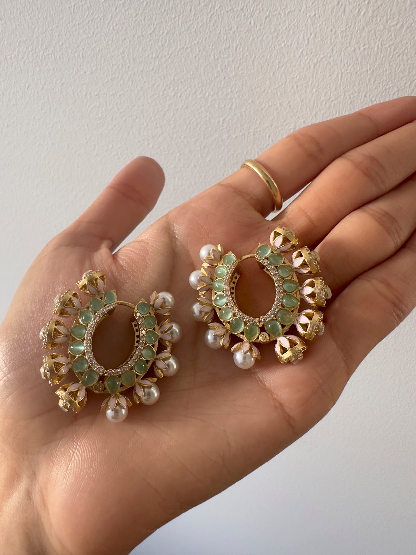 CLARA HOOPS EARRINGS - Premium Earrings from Chaand + Bali - Just $59! Shop now at Chaandbali