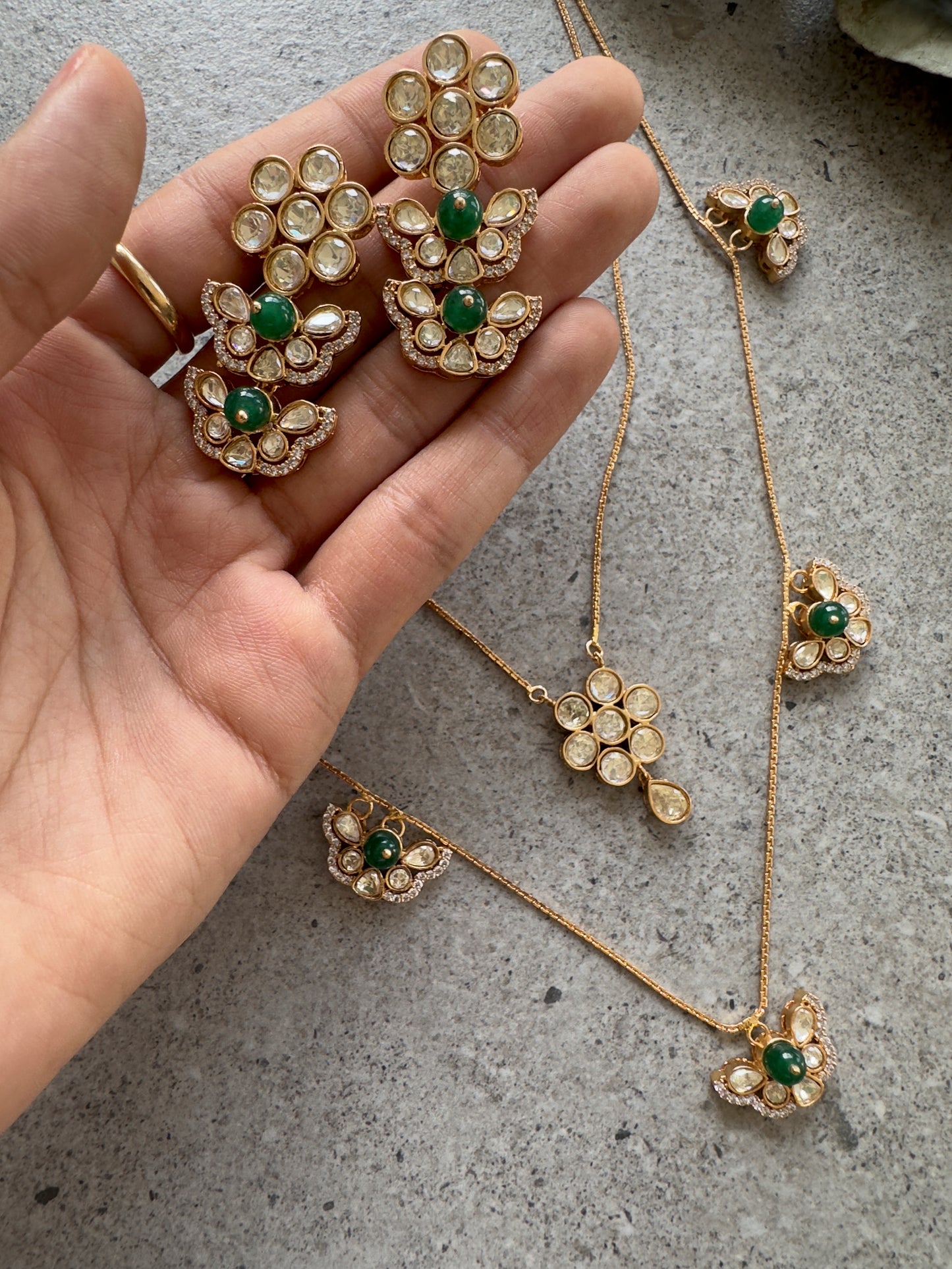 FARASHA CHAIN SET - Premium Necklace from Chaand + Bali - Just $109! Shop now at Chaandbali