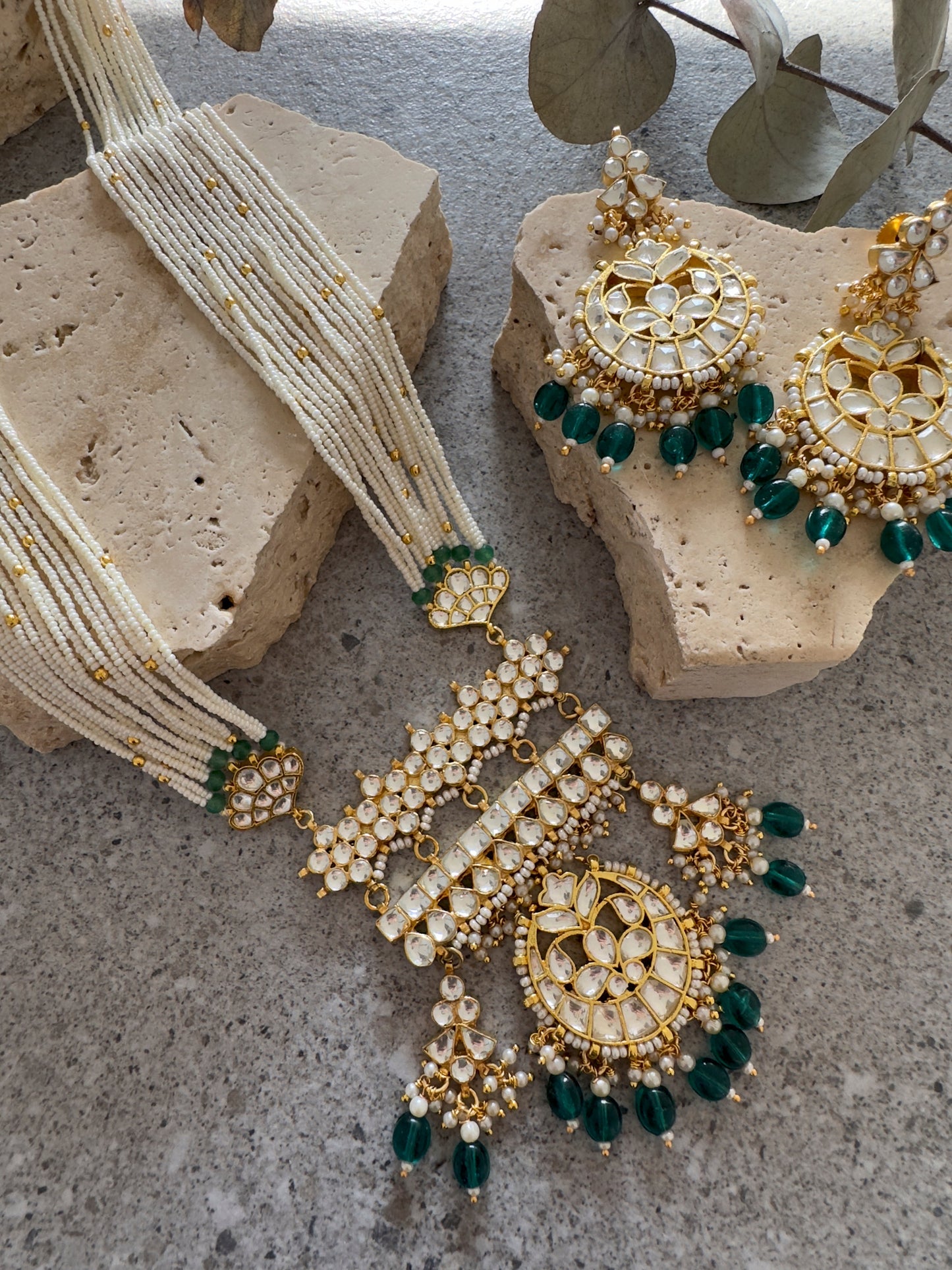 FEEHA NECKLACE HAAR - Premium Necklace from Chaand + Bali - Just $209! Shop now at Chaandbali