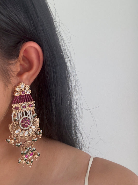 HONORA EARRINGS - Premium Earrings from Chaand + Bali - Just $65! Shop now at Chaandbali