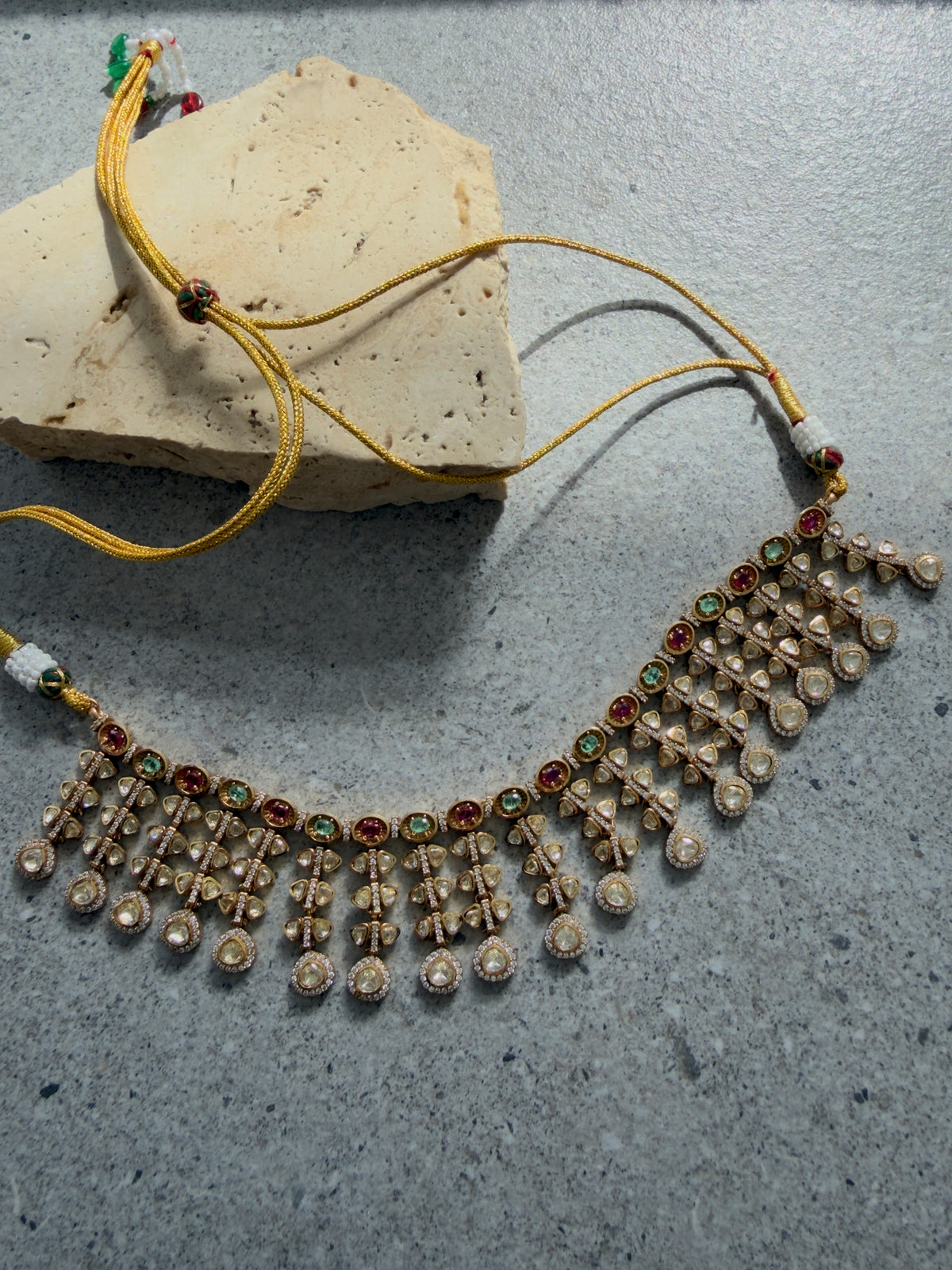 KAIIRA NECKLACE SET WITH TIKKA