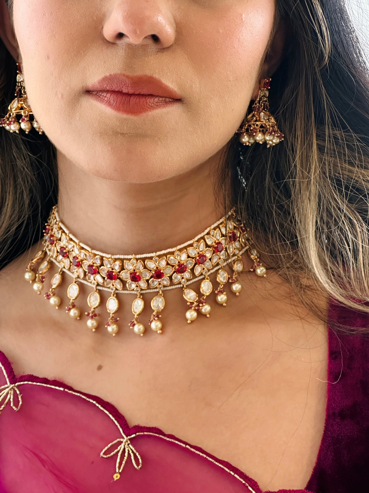 LOLA Choker Set - Premium Necklace from Chaand + Bali - Just $109! Shop now at Chaandbali