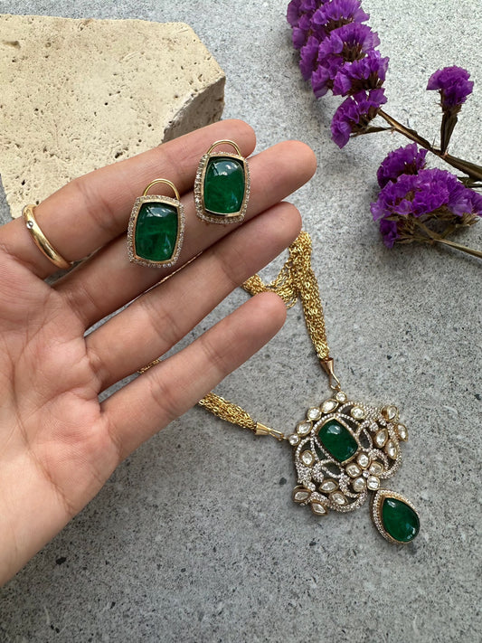 MAISIE LONG CHAIN SET - Premium Necklace from Chaand + Bali - Just $95! Shop now at Chaandbali