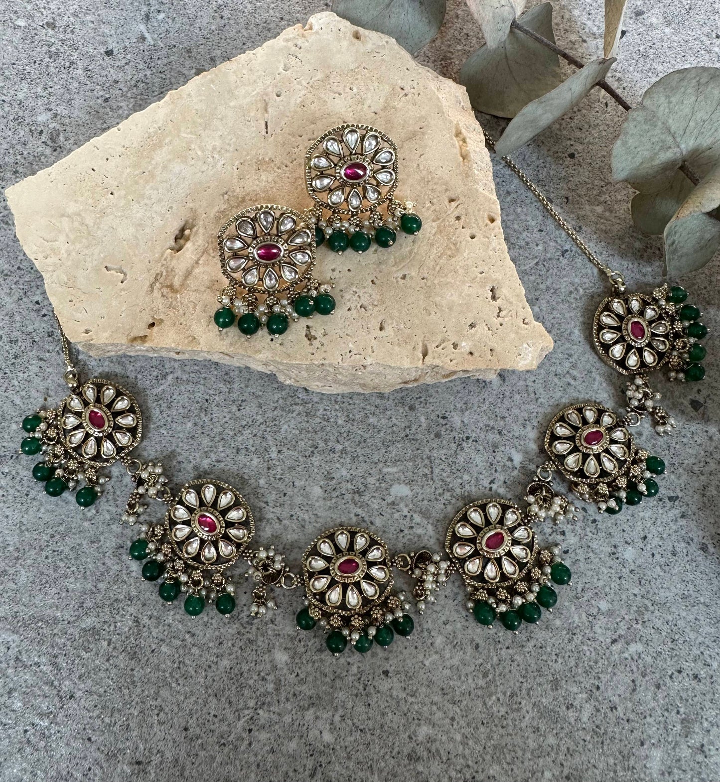 KAMA NECKLACE SET - Premium Necklace from Chaand + Bali - Just $135! Shop now at Chaandbali