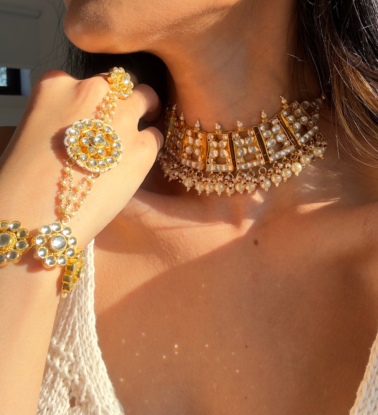 SARAHI HAATH PHOOL - Premium bangles from Chaand + Bali - Just $99! Shop now at Chaandbali