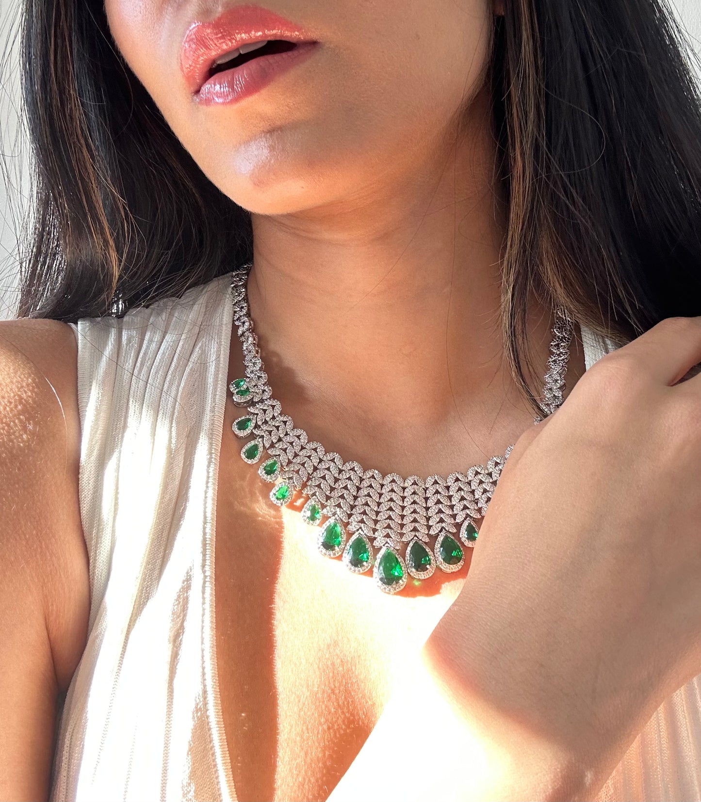 EMANI SET - Premium Necklace from Chaand + Bali - Just $159! Shop now at Chaandbali