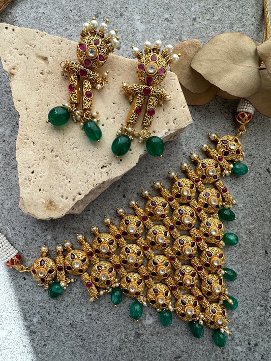 TISYA CHOKER SET - Premium Necklace from Chaand + Bali - Just $115! Shop now at Chaandbali