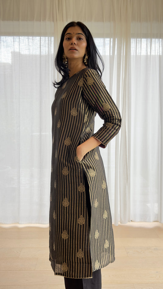 ELIANA BLACK SUIT - SET OF 3 - Premium Suits from Chaand + Bali - Just $149! Shop now at Chaandbali