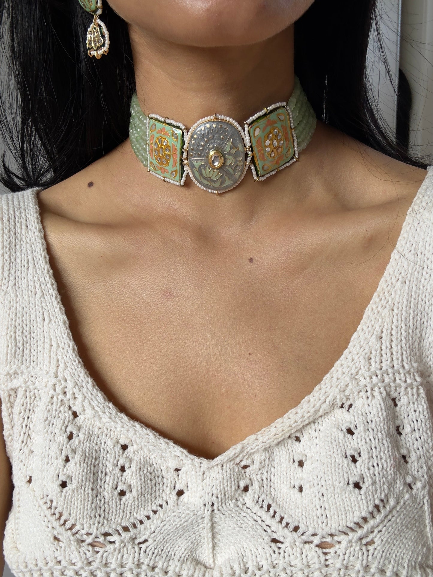 ZURI CHOKER SET - Premium Necklace from Chaand + Bali - Just $89! Shop now at Chaandbali