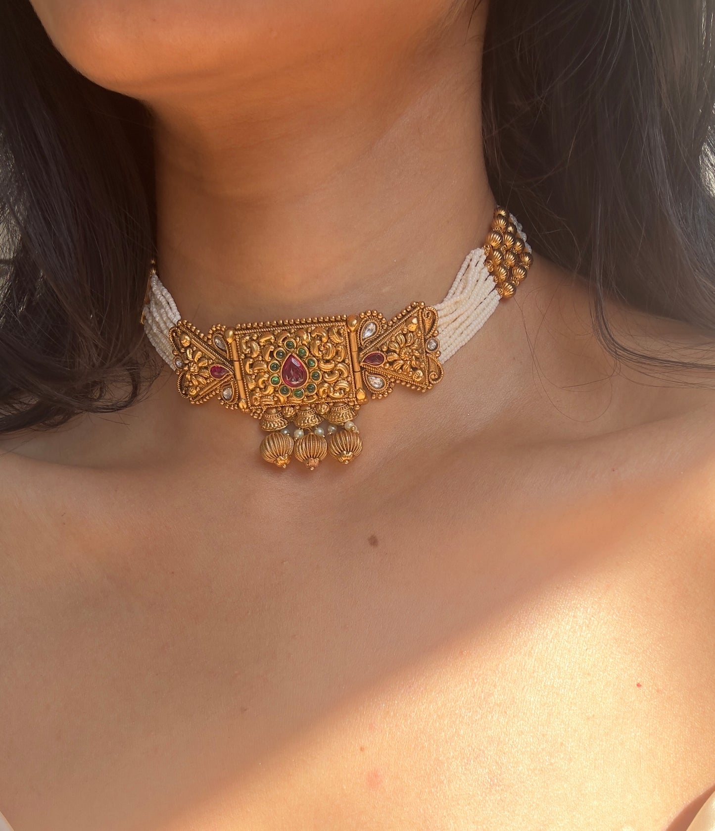 MAPLE CHOKER SET - Premium Necklace from Chaand + Bali - Just $69! Shop now at Chaandbali