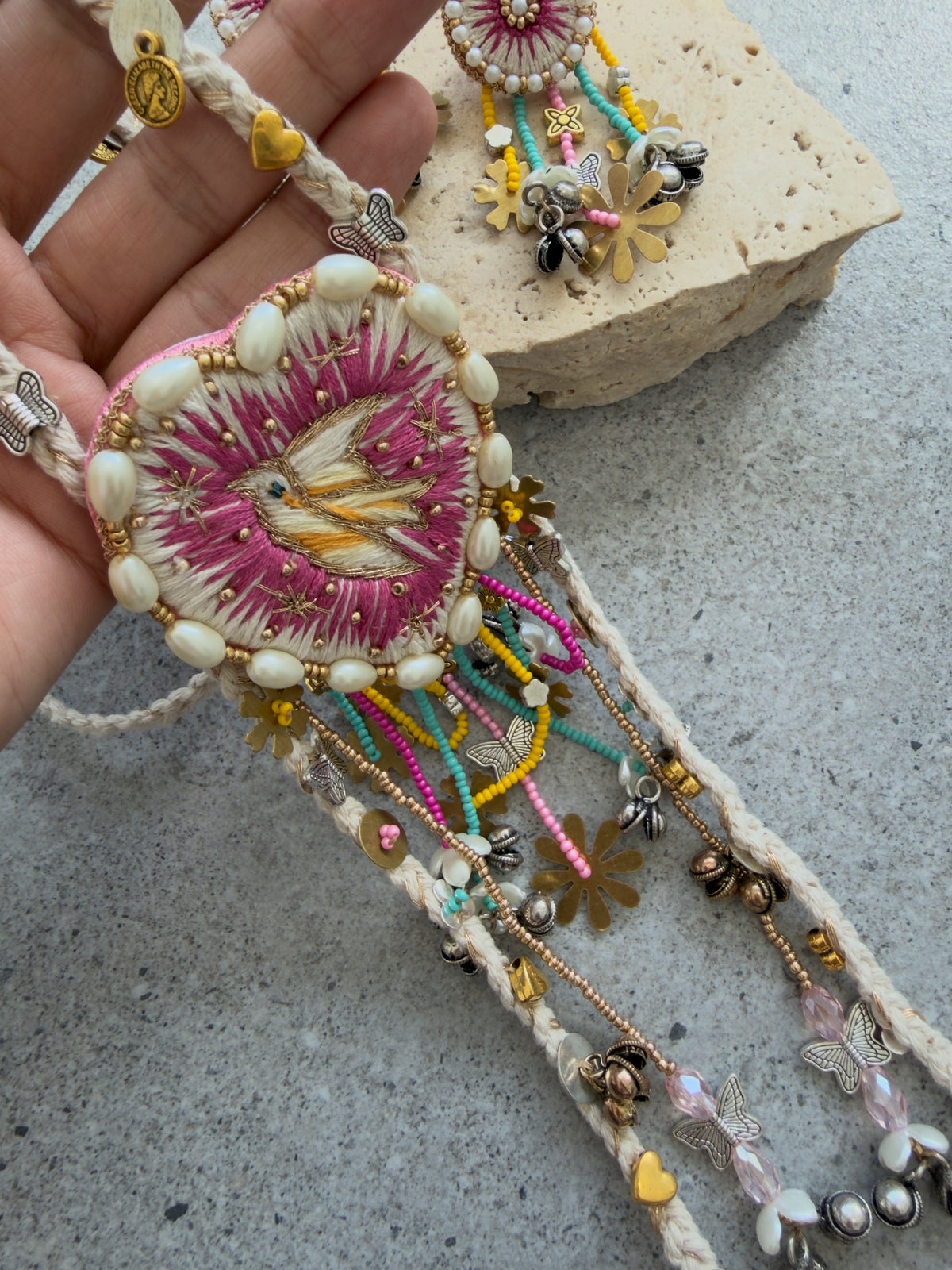 LOVE POTION NECKLACE WITH EARRINGS