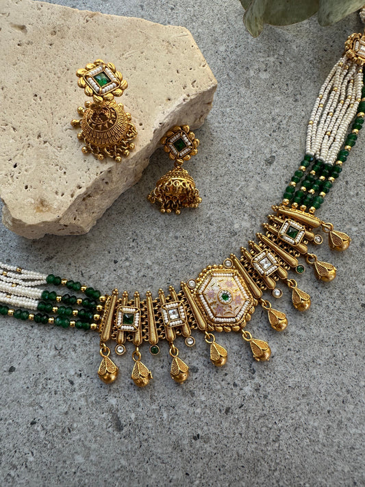 AAFIA CHOKER SET - Premium from Chaandbali - Just $75! Shop now at Chaandbali