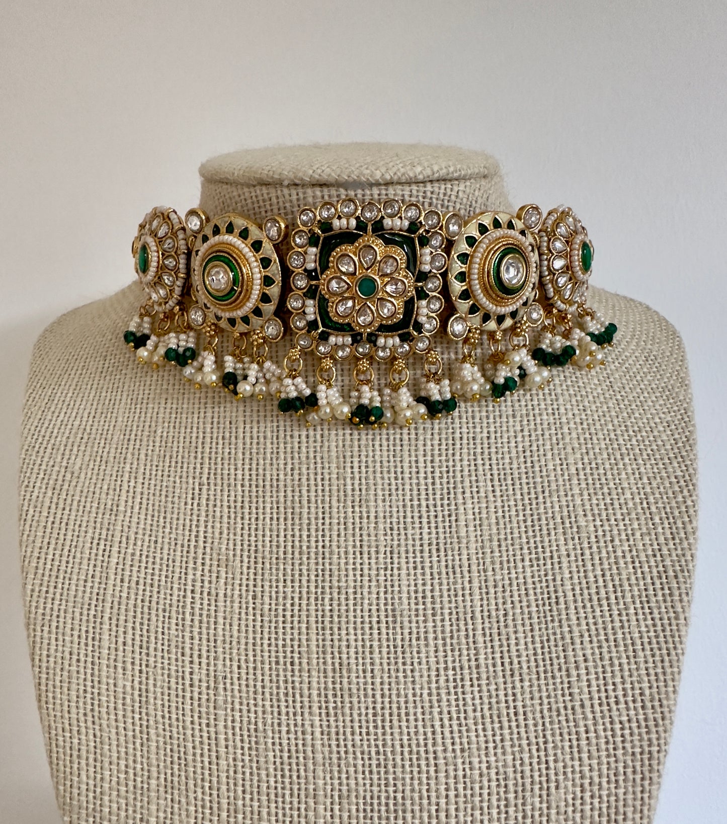 KEYA CHOKER SET - Premium Necklace from Chaand + Bali - Just $89! Shop now at Chaandbali