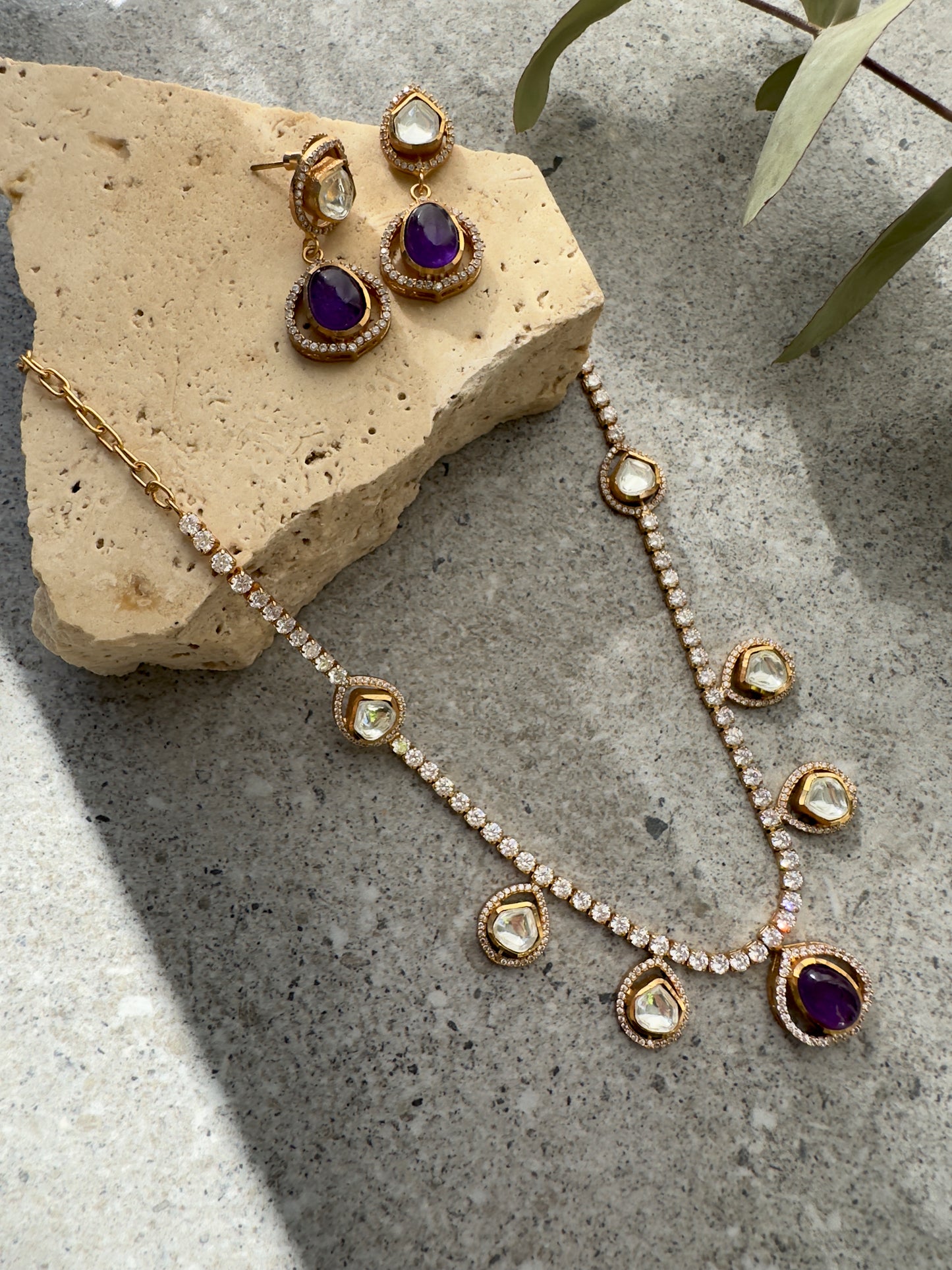 LILA SET - Premium Necklace from Chaand + Bali - Just $69! Shop now at Chaandbali