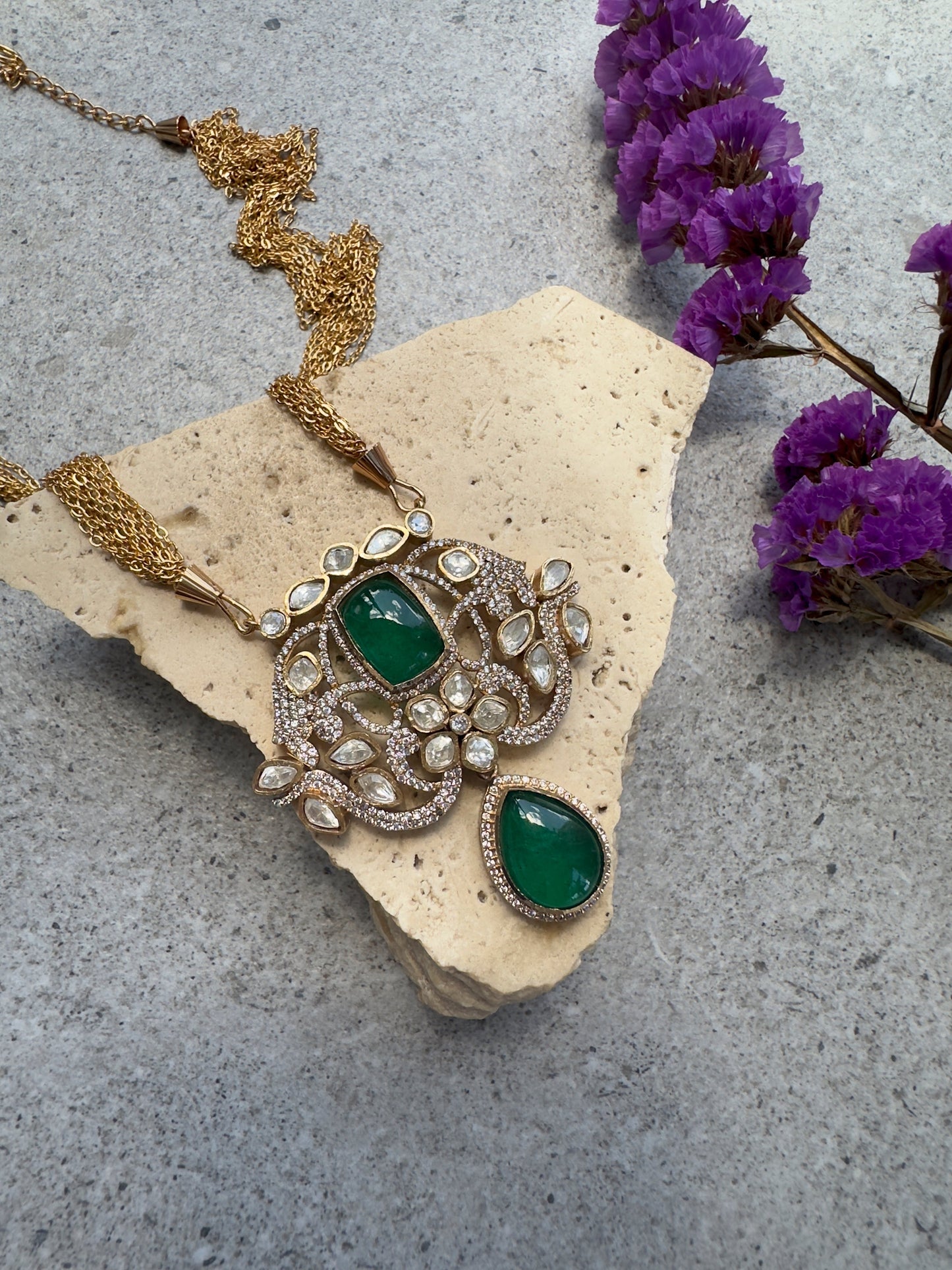 MAISIE LONG CHAIN SET - Premium Necklace from Chaand + Bali - Just $95! Shop now at Chaandbali
