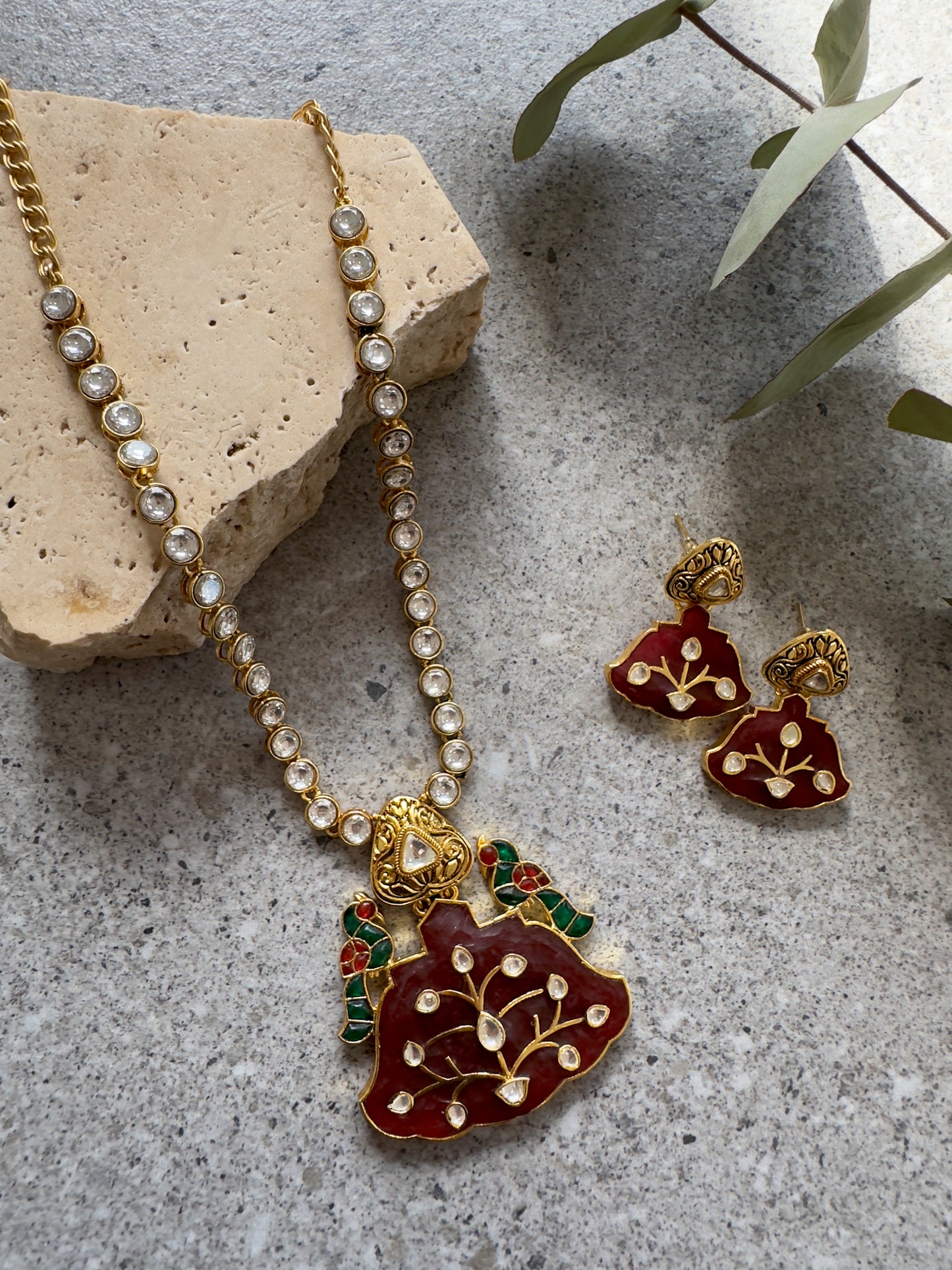 NOORA NECKLACE SET - Premium Necklace from Chaand + Bali - Just $125! Shop now at Chaandbali