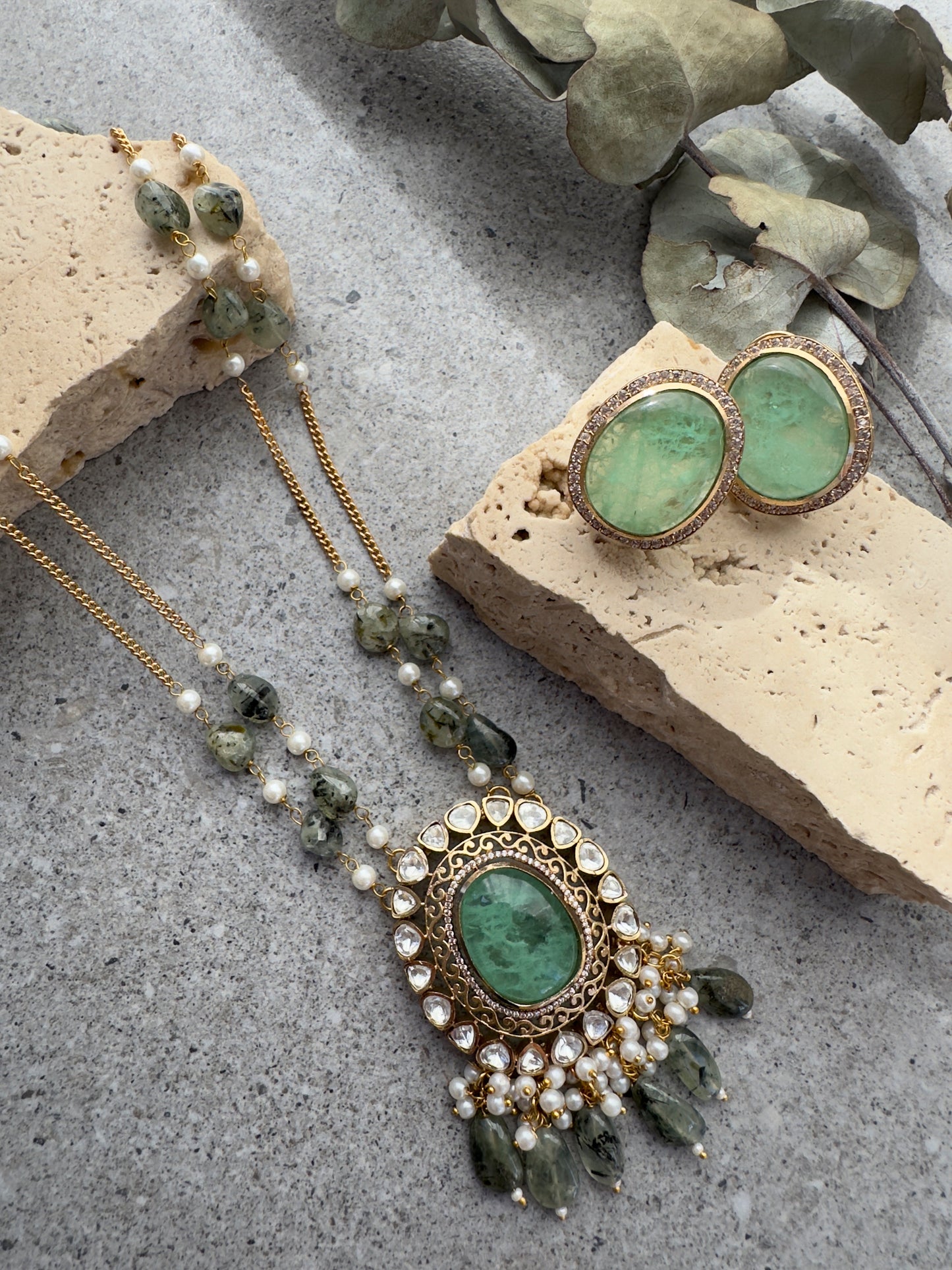 NORA NECKLACE SET - Premium Necklace from Chaand + Bali - Just $109! Shop now at Chaandbali