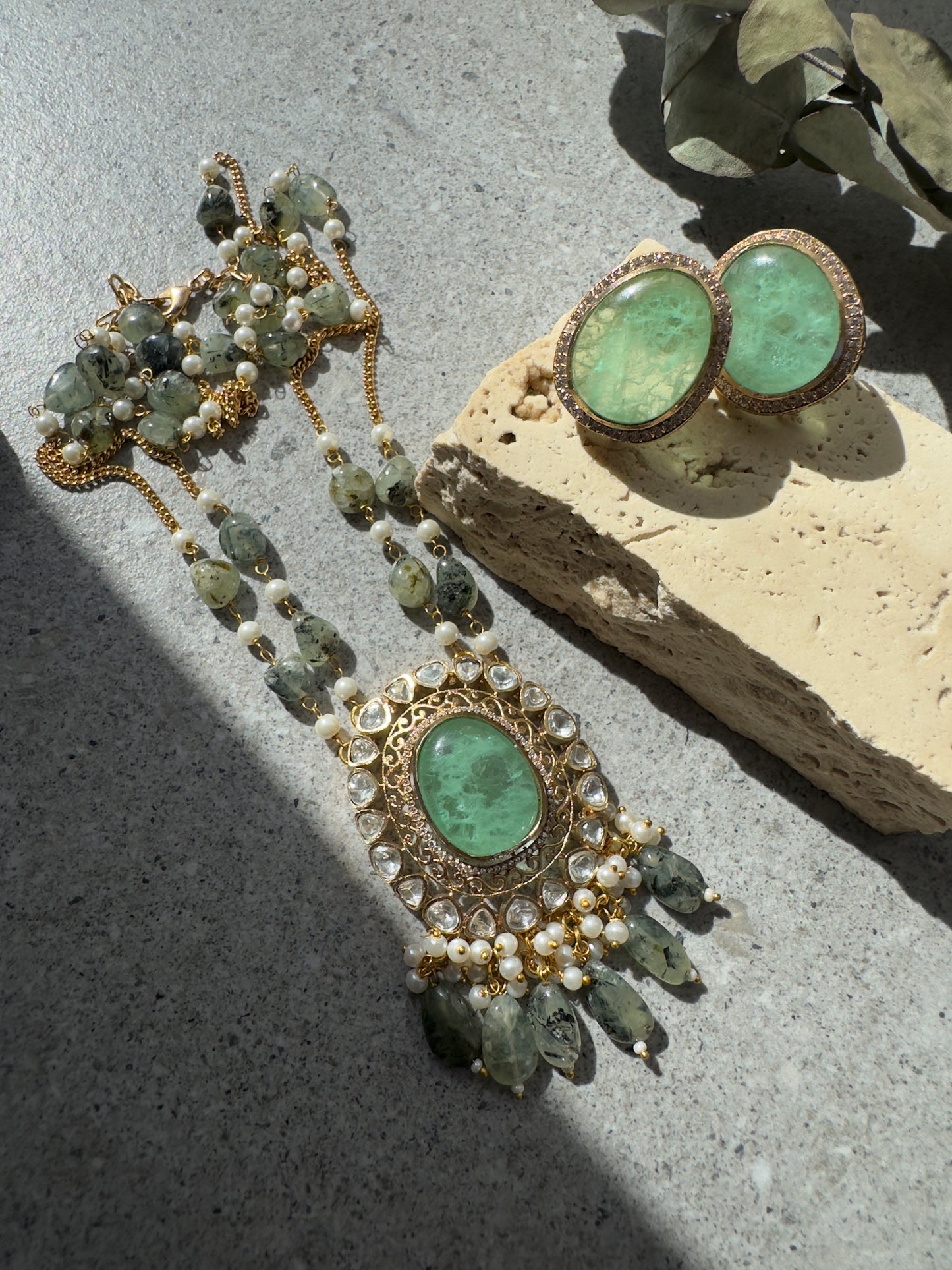 NORA NECKLACE SET - Premium Necklace from Chaand + Bali - Just $109! Shop now at Chaandbali