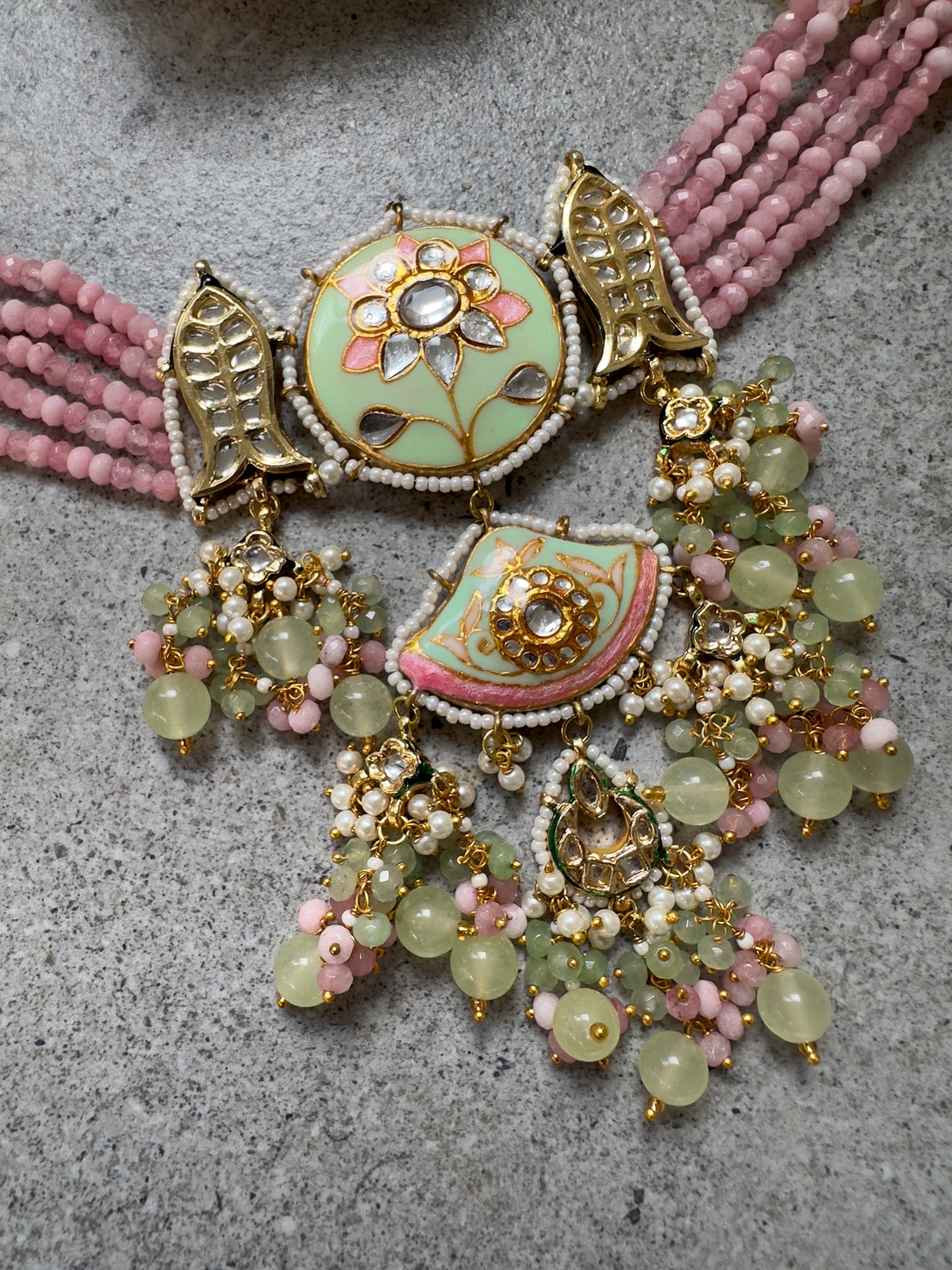 SAISHA CHOKER SET - Premium Necklace from Chaand + Bali - Just $179! Shop now at Chaandbali