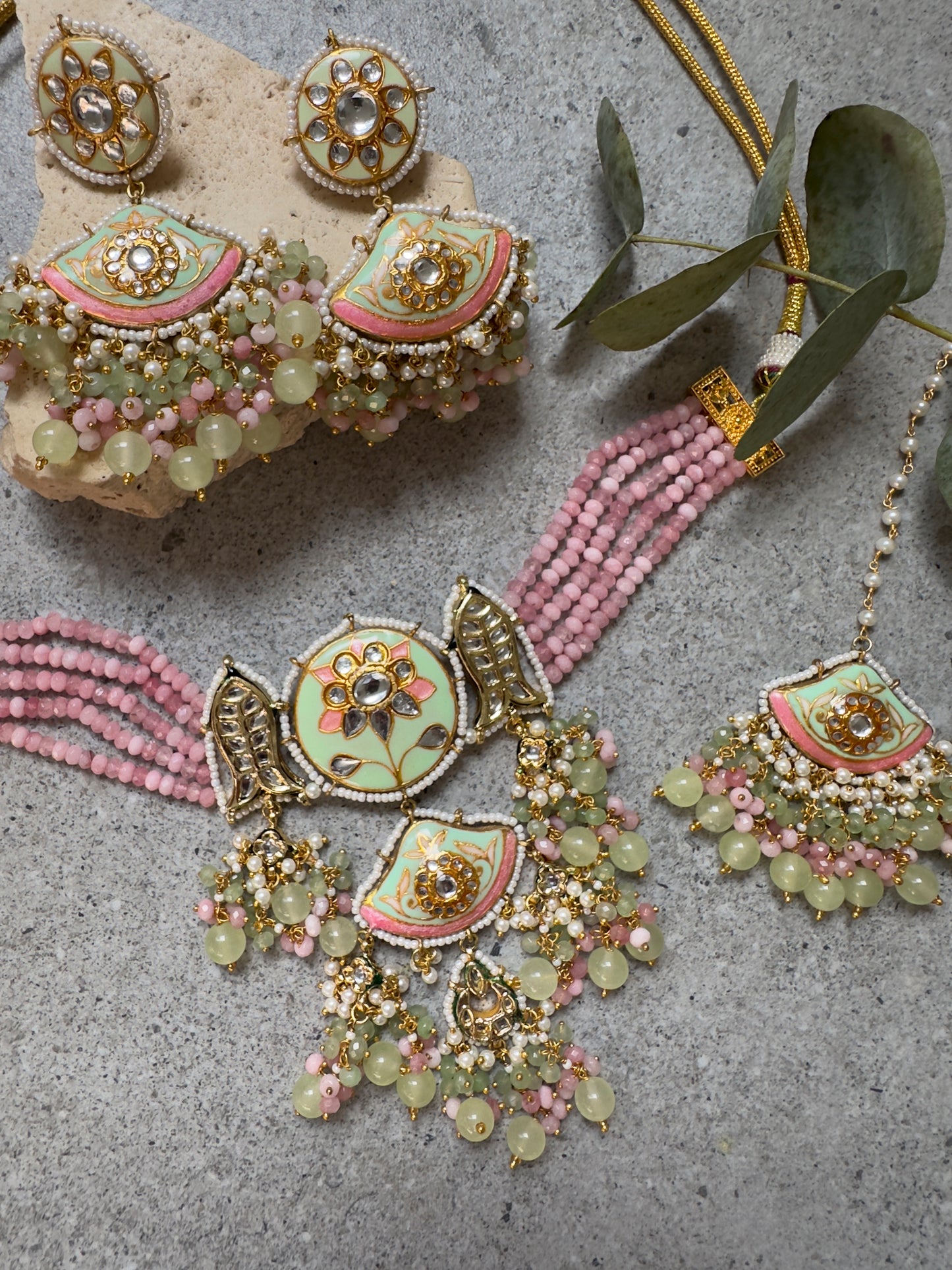 SAISHA CHOKER SET - Premium Necklace from Chaand + Bali - Just $179! Shop now at Chaandbali