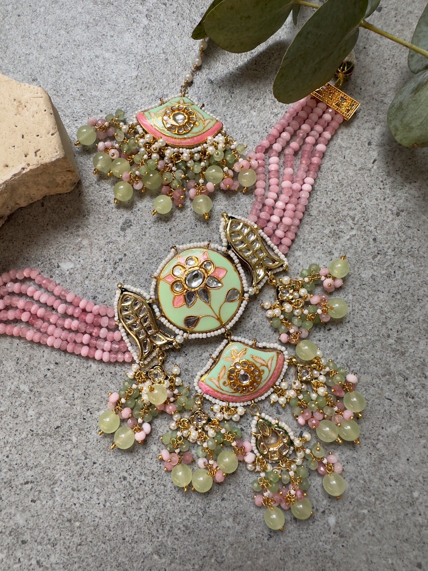 SAISHA CHOKER SET - Premium Necklace from Chaand + Bali - Just $179! Shop now at Chaandbali
