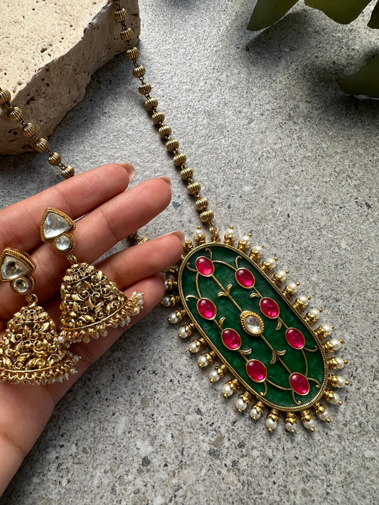 SARAI LONG NECKLACE SET - Premium Necklace from Chaand + Bali - Just $99! Shop now at Chaandbali