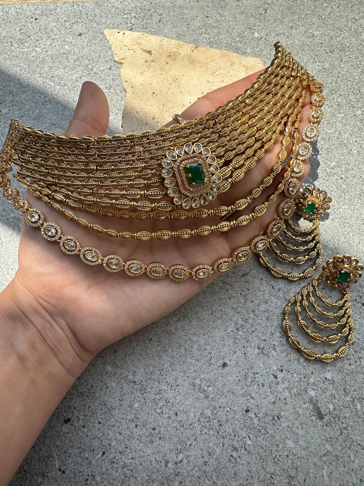 TANIMA NECKLACE SET - Premium Necklace from Chaand + Bali - Just $159! Shop now at Chaandbali