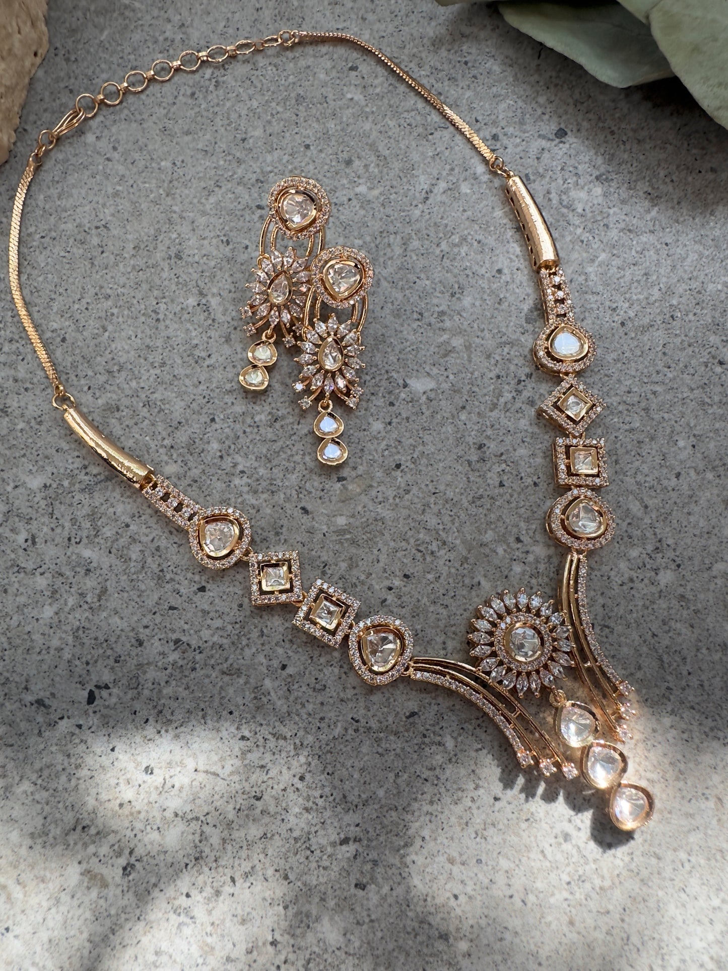 TULIP NECKLACE SET - Premium Necklace from Chaand + Bali - Just $109! Shop now at Chaandbali