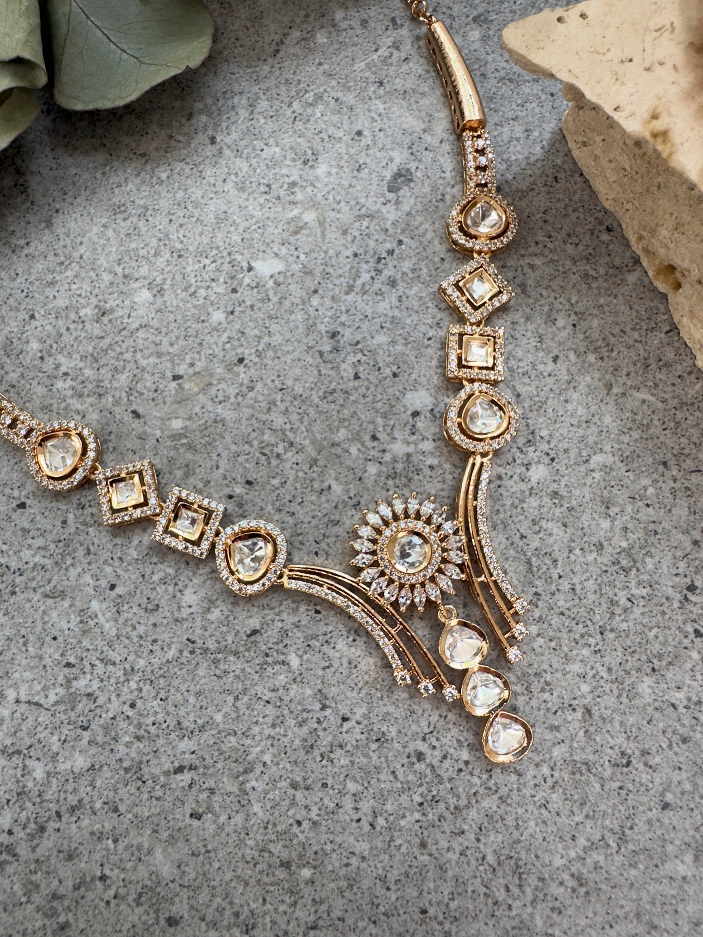 TULIP NECKLACE SET - Premium Necklace from Chaand + Bali - Just $109! Shop now at Chaandbali
