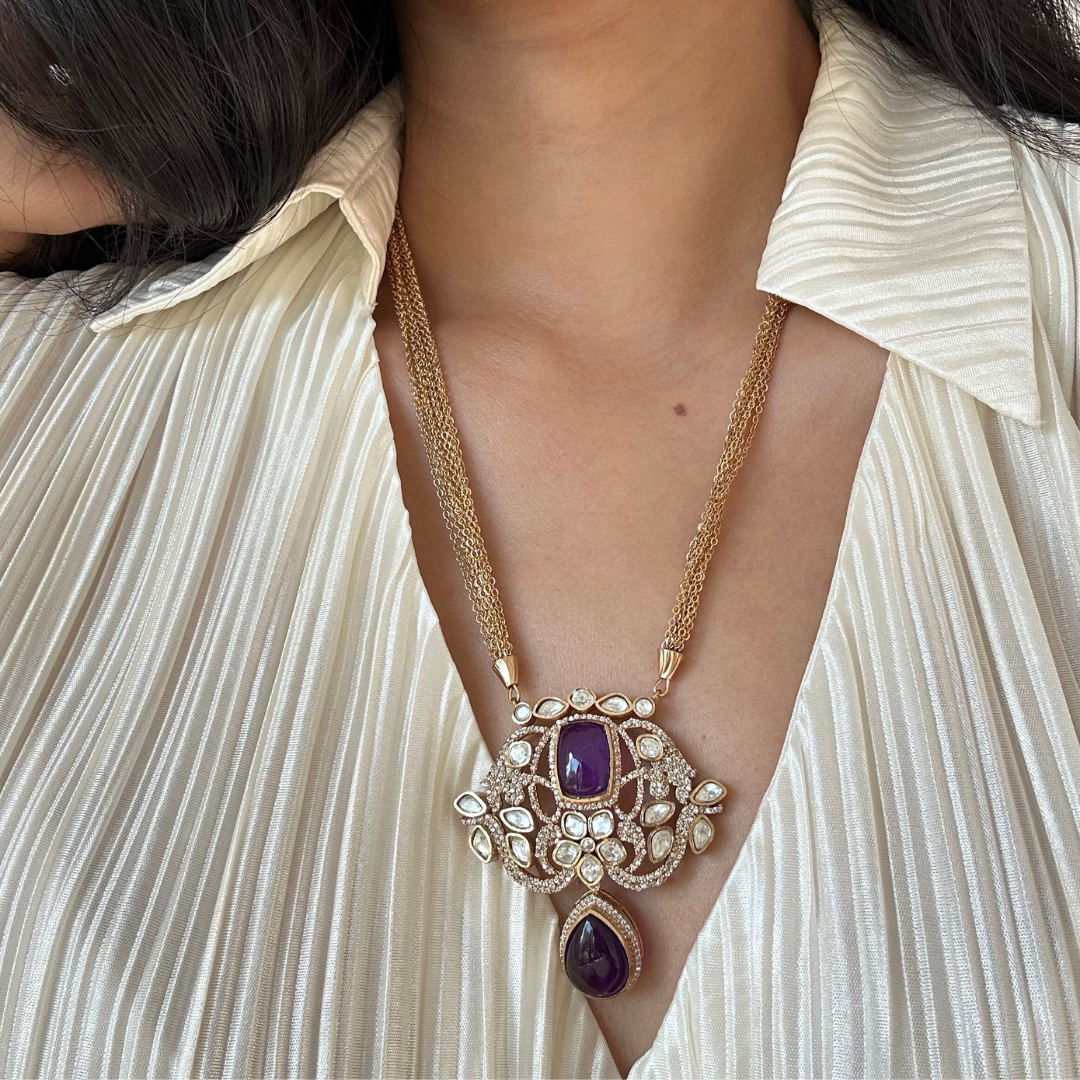 MAISIE LONG CHAIN SET - Premium Necklace from Chaand + Bali - Just $95! Shop now at Chaandbali