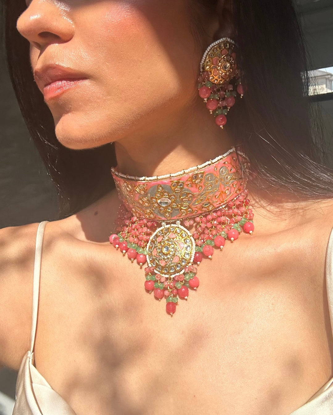 MAREN CHOKER SET - Premium Necklace from Chaand + Bali - Just $189! Shop now at Chaandbali