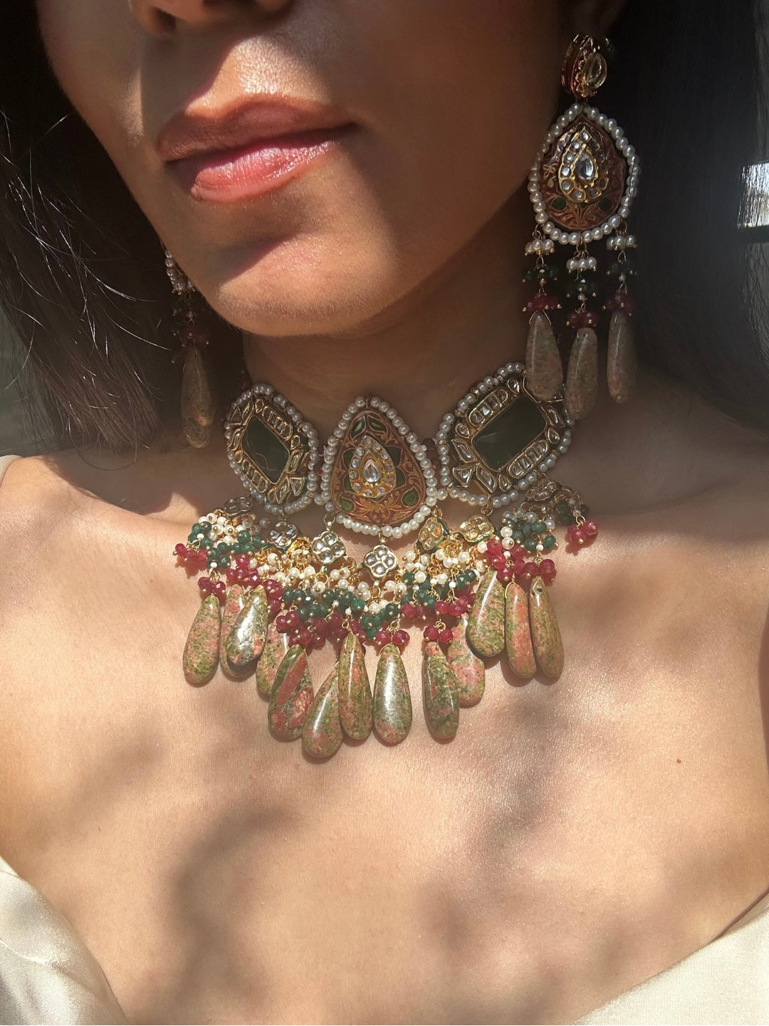 SELENE NECKLACE SET - Premium Necklace from Chaand + Bali - Just $179! Shop now at Chaandbali
