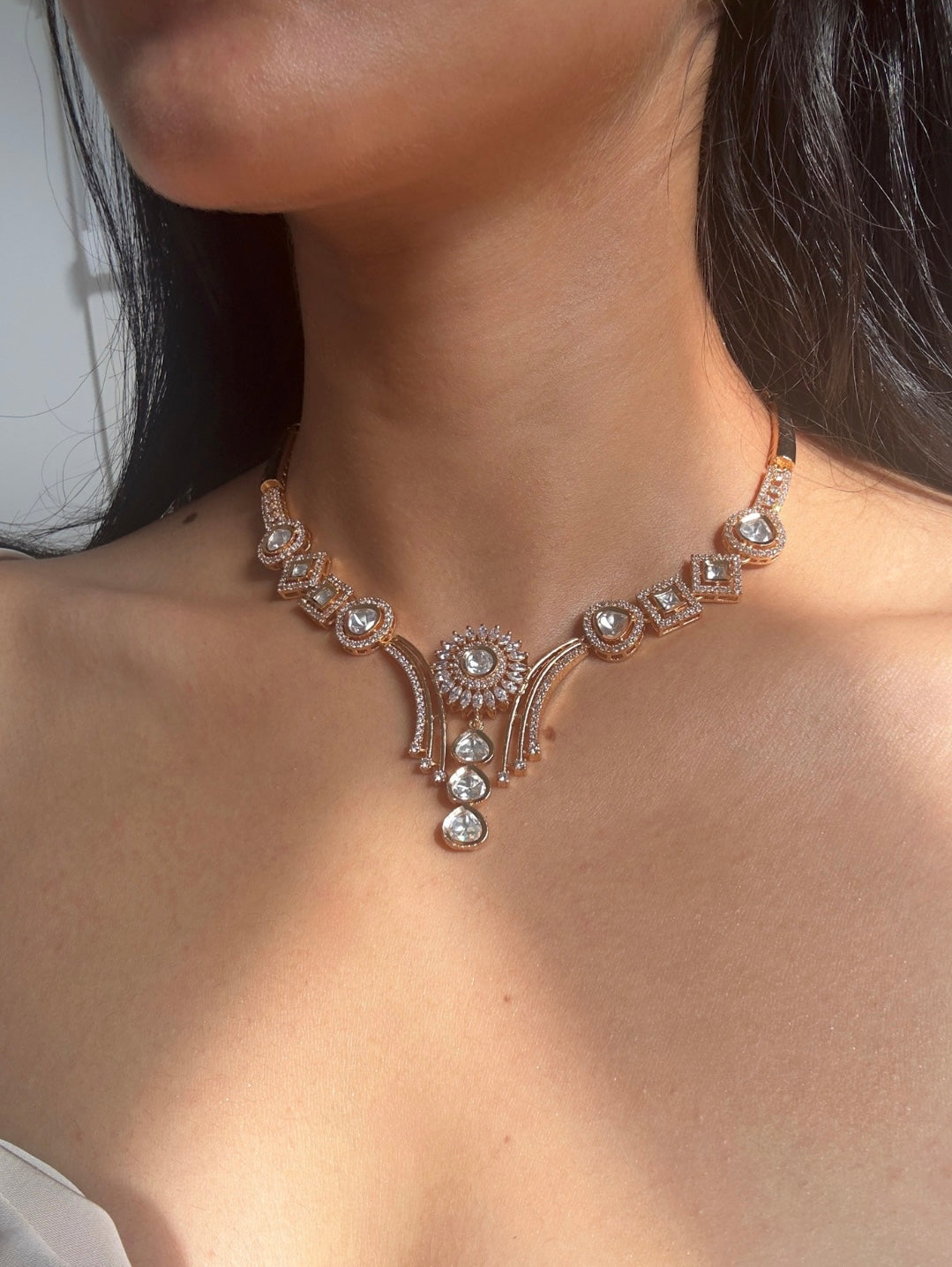 TULIP NECKLACE SET - Premium Necklace from Chaand + Bali - Just $109! Shop now at Chaandbali