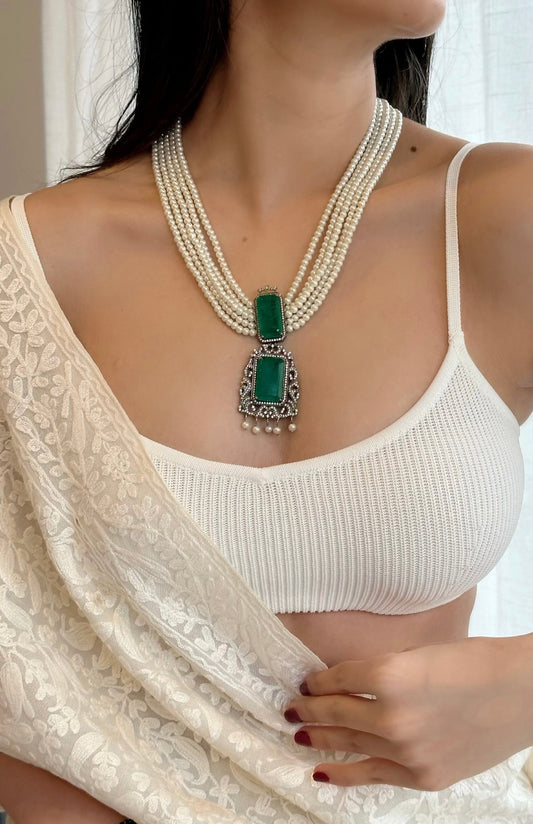 ZOONI PENDANT SET - Premium Necklace from Chaand + Bali - Just $135! Shop now at Chaandbali