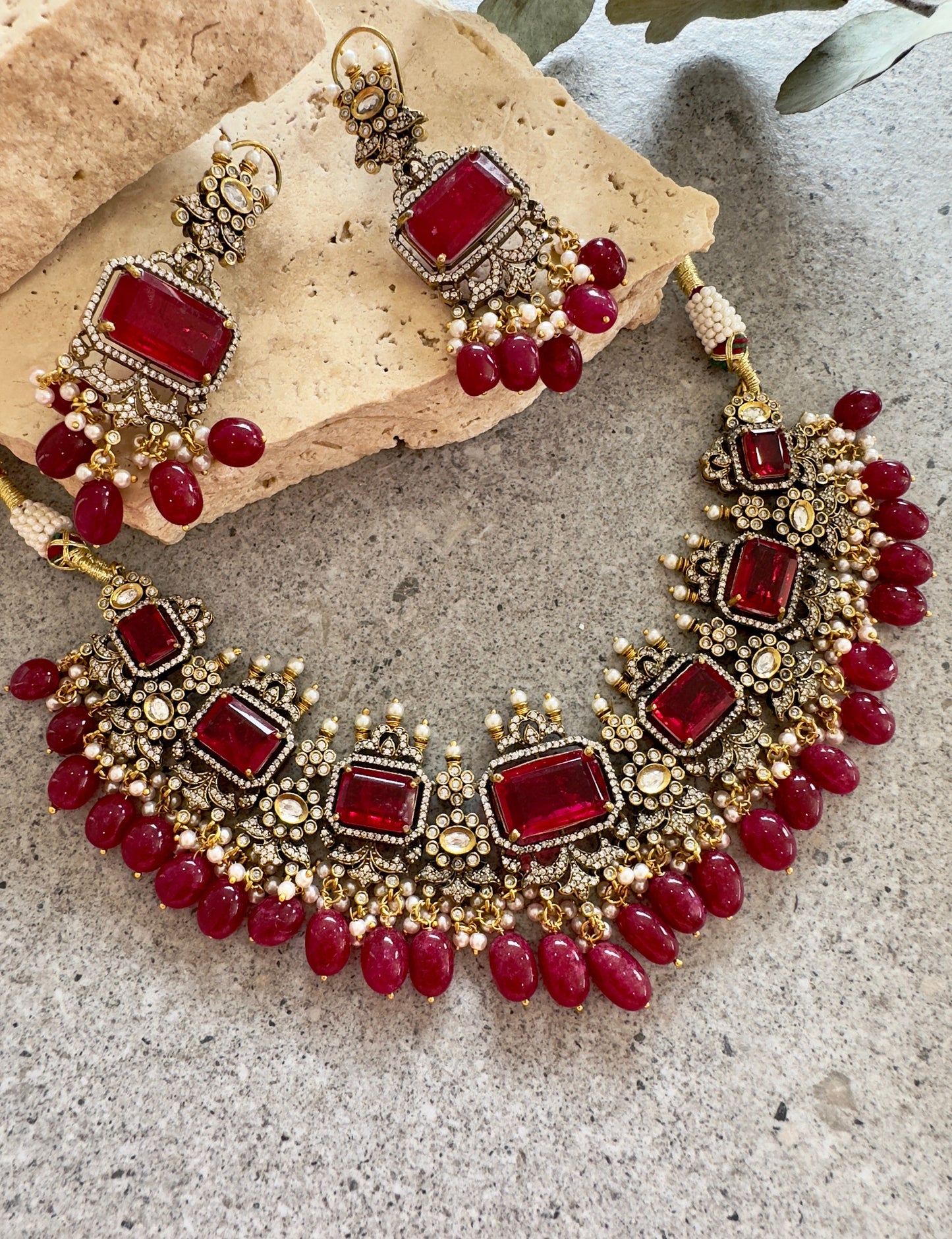 RIHAYA NECKLACE SET - Premium Necklace from Chaand + Bali - Just $239! Shop now at Chaandbali