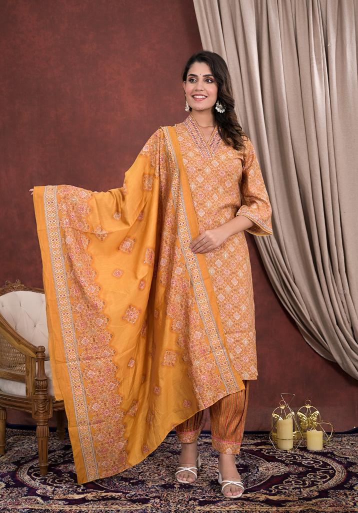 MEHER SUIT - 3 PIECE SET - Premium Suits from Chaand + Bali - Just $65! Shop now at Chaandbali