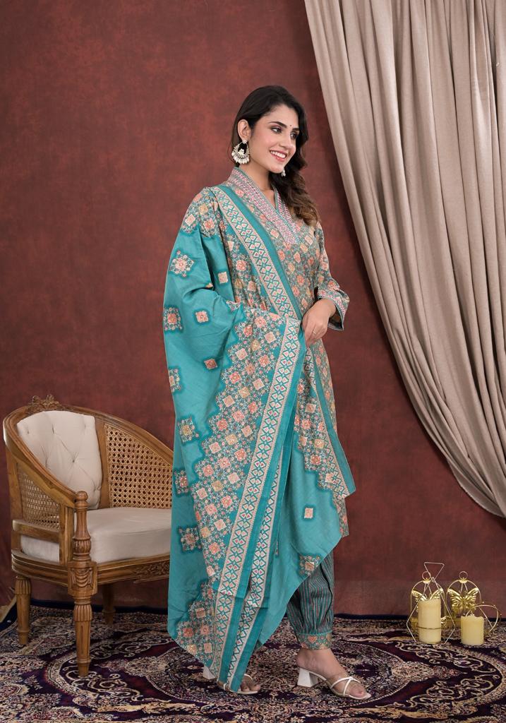 MEHER SUIT - 3 PIECE SET - Premium Suits from Chaand + Bali - Just $65! Shop now at Chaandbali