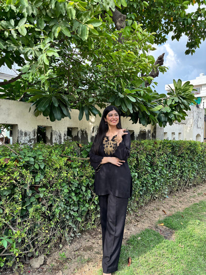 MIDNIGHT BLOOM CO-ORD SET