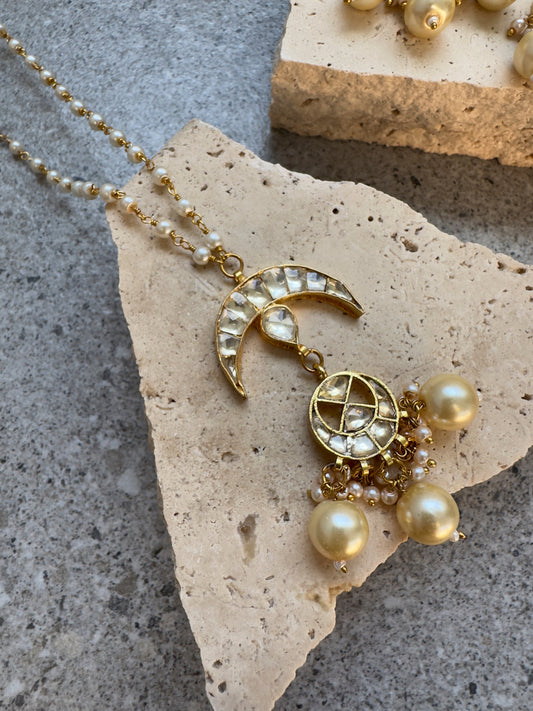 AMANI PENDANT SET - Premium Necklace from Chaand + Bali - Just $65! Shop now at Chaandbali