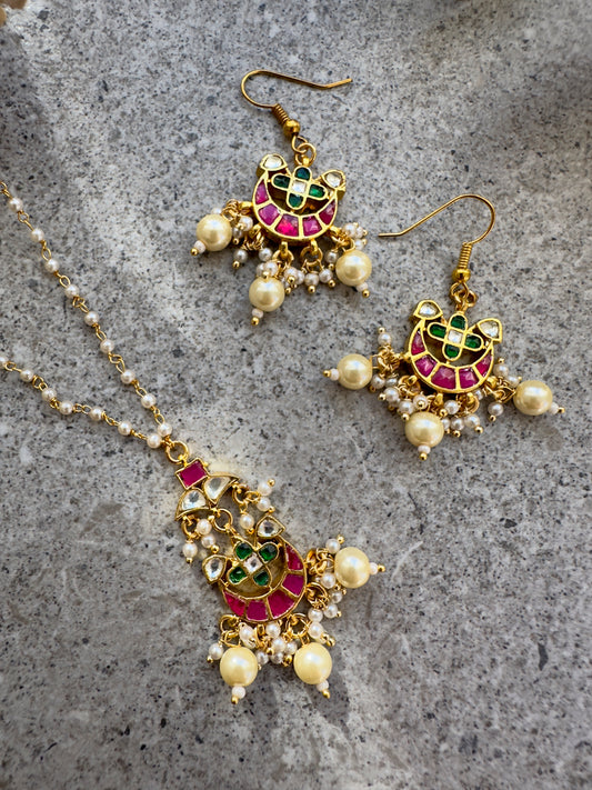 ARLET PENDANT SET - Premium Necklace from Chaand + Bali - Just $62! Shop now at Chaandbali
