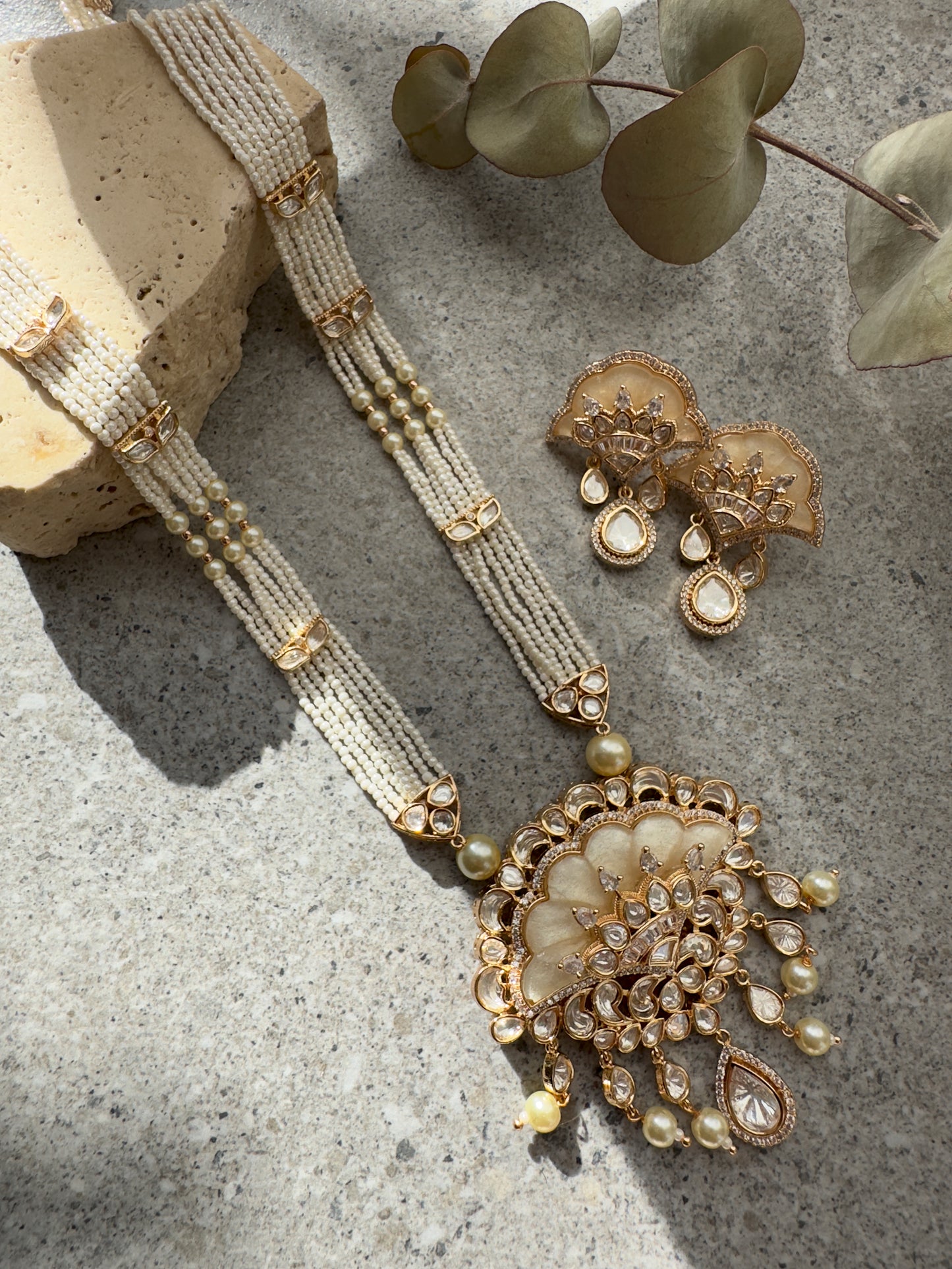 DAISY LONG NECKLACE SET - Premium Necklace from Chaand + Bali - Just $189! Shop now at Chaandbali