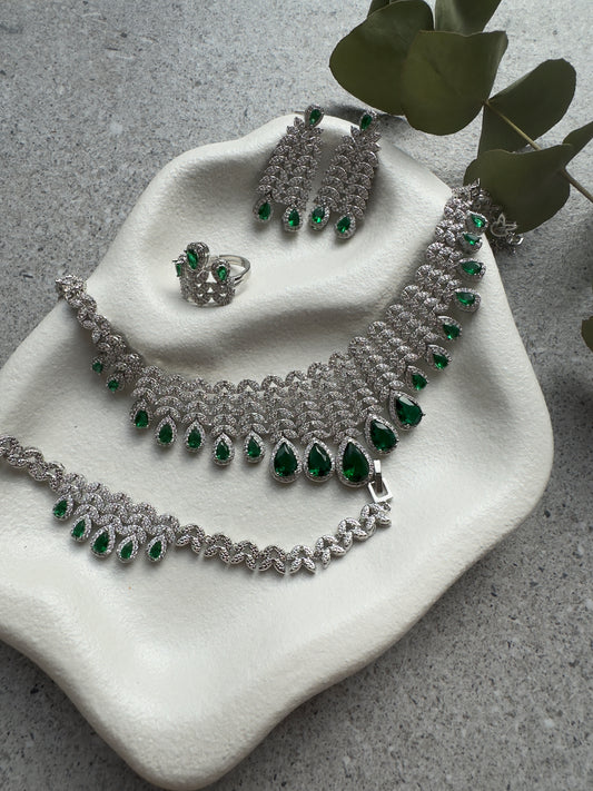 EMANI SET - Premium Necklace from Chaand + Bali - Just $135! Shop now at Chaandbali