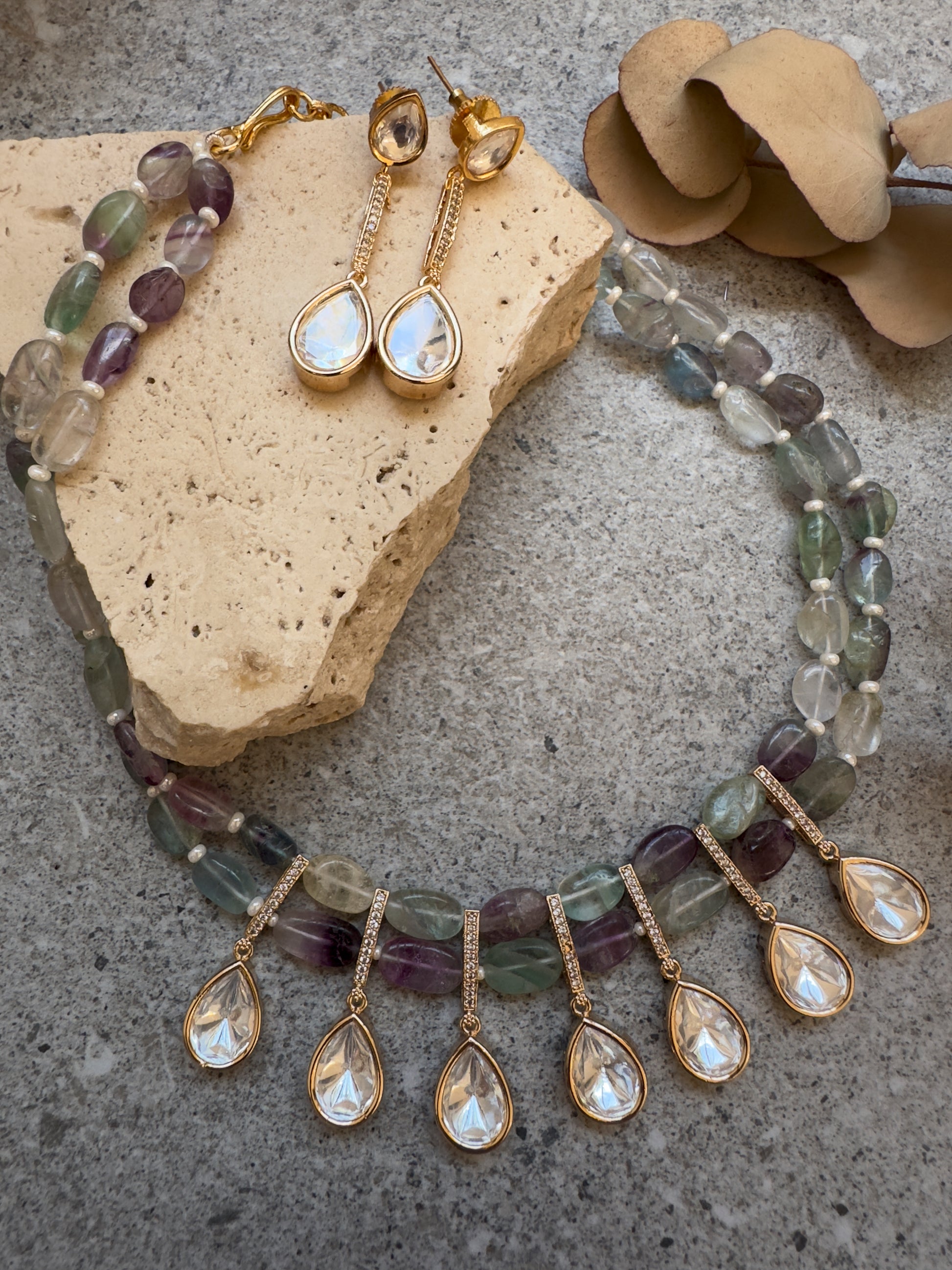 GARGI NECKLACE SET - Premium Necklace from Chaand + Bali - Just $75! Shop now at Chaandbali