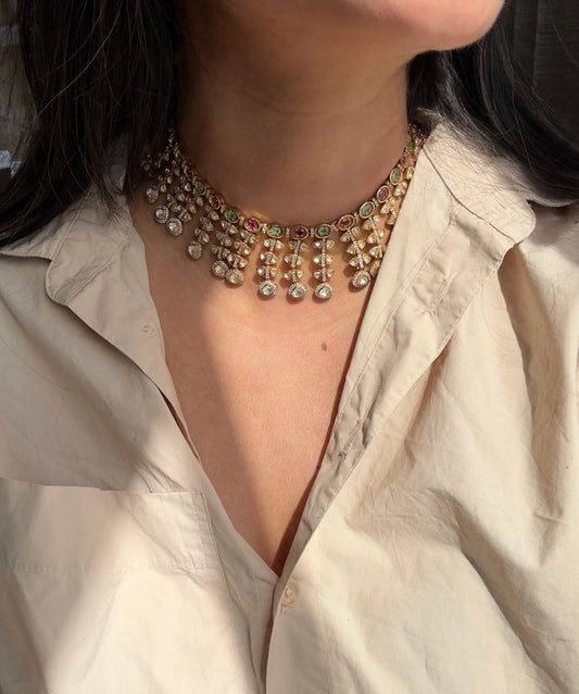 KAIIRA NECKLACE SET WITH TIKKA