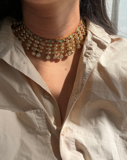 KAIIRA NECKLACE SET WITH TIKKA
