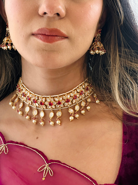 LOLA Choker Set - Premium Necklace from Chaand + Bali - Just $109! Shop now at Chaandbali