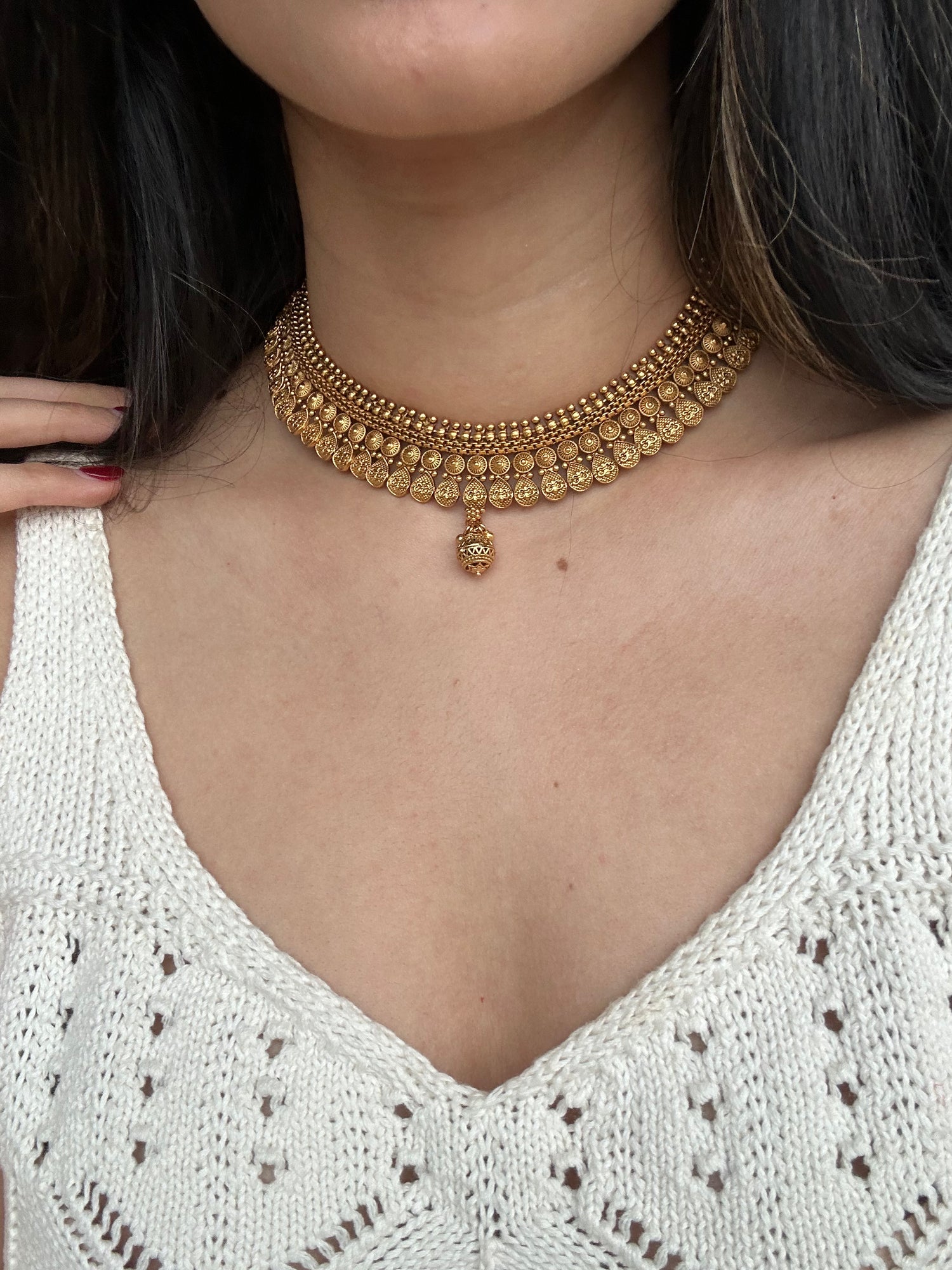 Tessa Necklace Set, Indian necklace set from Chaandbali