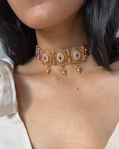 ORLA CHOKER SET - Premium Necklace from Chaand + Bali - Just $65! Shop now at Chaandbali